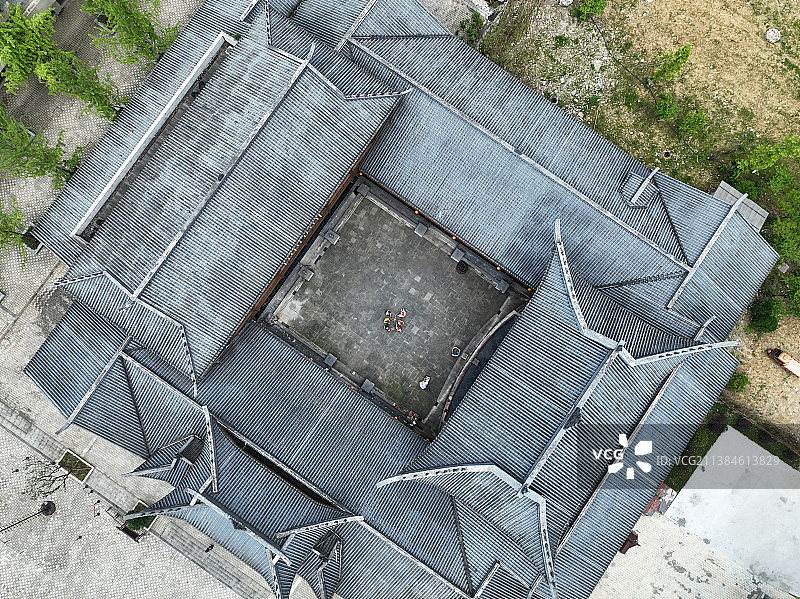 贵州省遵义市道真仡佬族苗族自治县，“中国傩城”景区风光图片素材