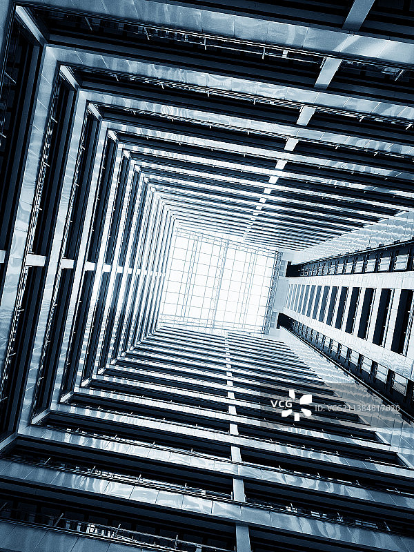 科技线条大楼图片素材