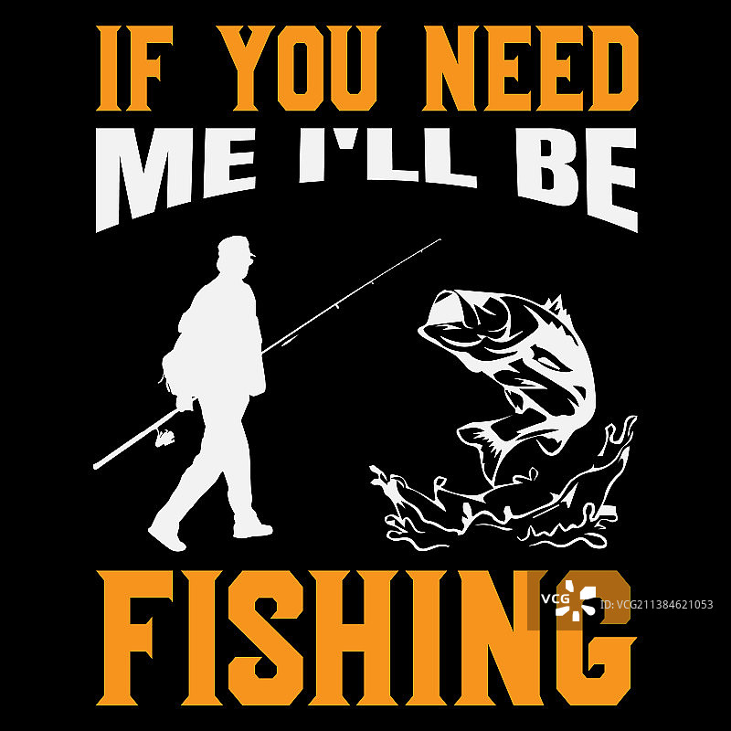 钓鱼T恤设计图片素材