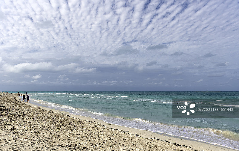 海滩人群图片素材