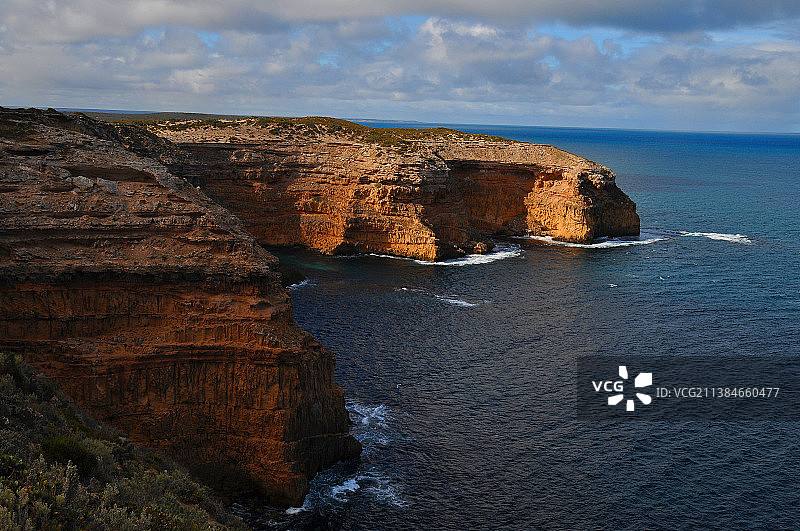 澳大利亚南澳大利亚州马里恩湾海岩美景图片素材