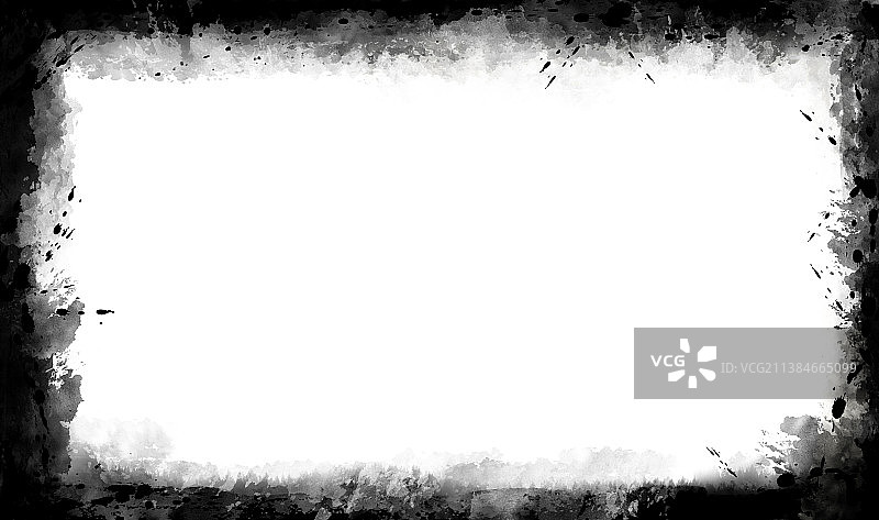 中国风水墨边框背景图片素材