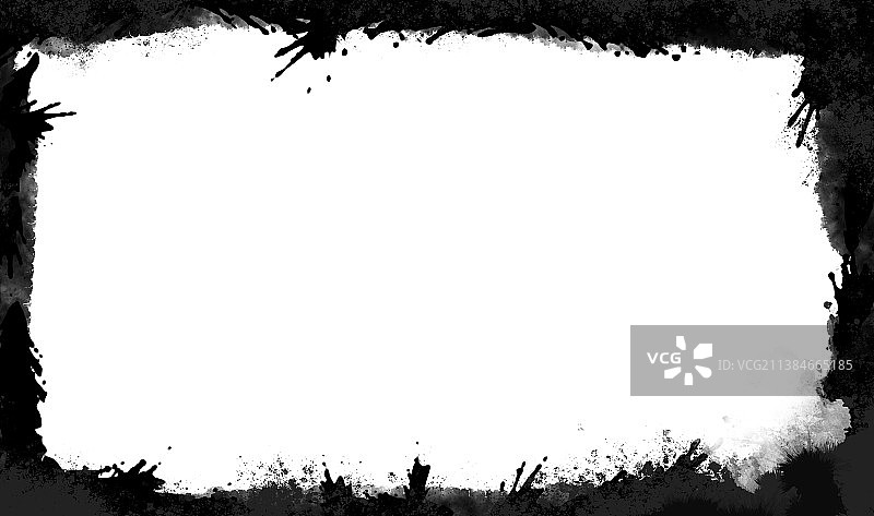 中国风水墨边框背景图片素材