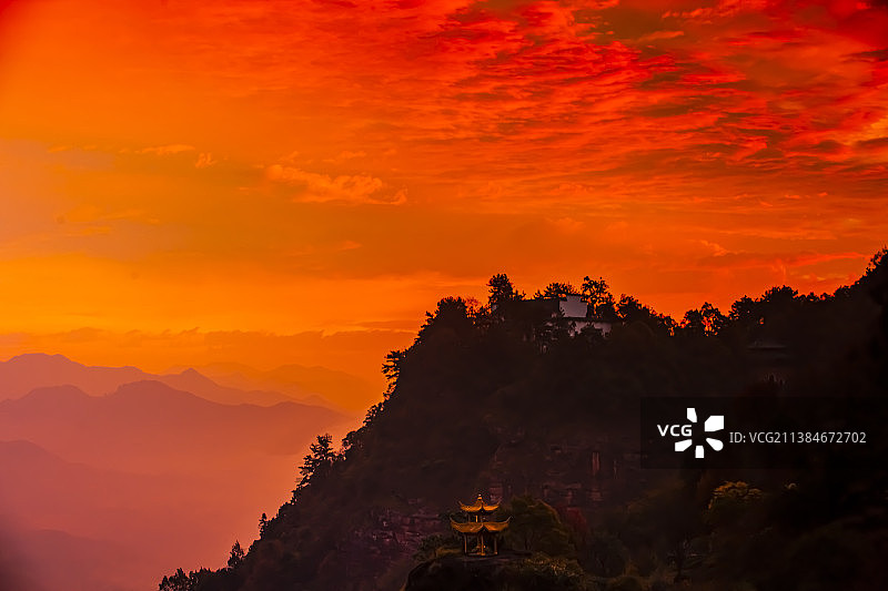 齐云山风光图片素材