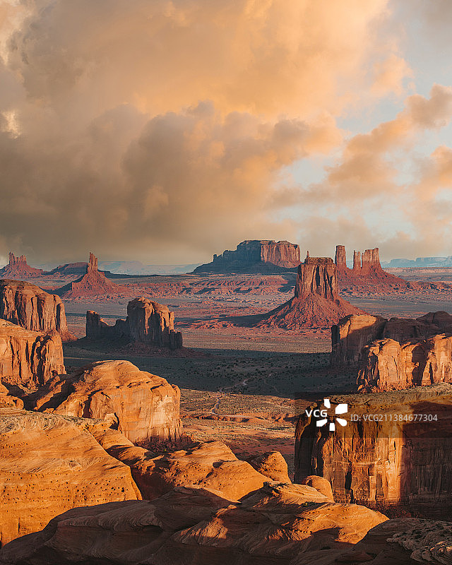 我最喜欢的纪念碑谷景观，美国亚利桑那州图片素材