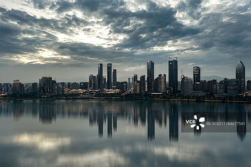 南昌航拍｜红谷滩图片素材