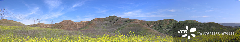 奇诺岗州立公园全景 - 2022年4月，美国图片素材