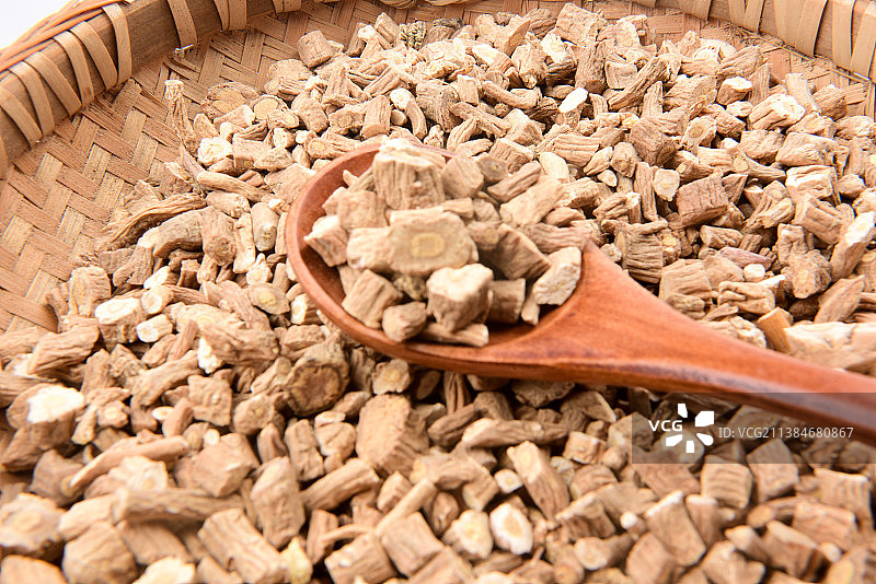 中医中药材板蓝根图片素材