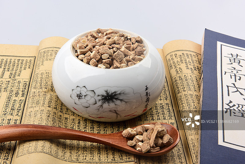 中医中药材板蓝根图片素材