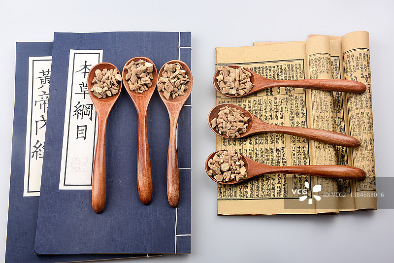 中医中药材板蓝根图片素材