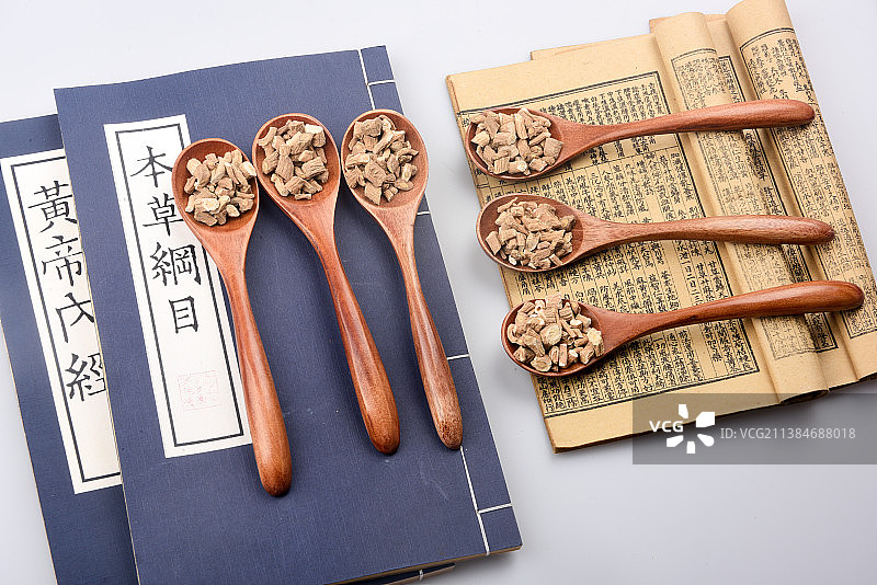 中医中药材板蓝根图片素材