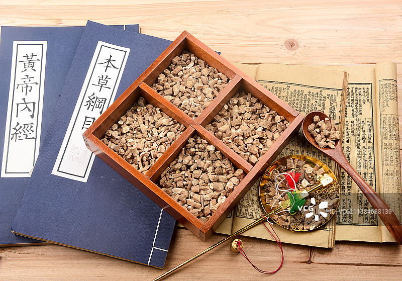 中医中药材板蓝根图片素材