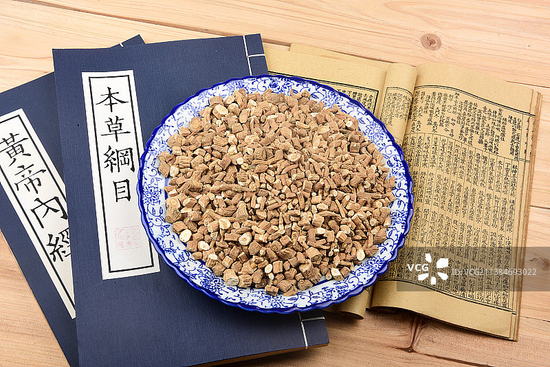 中医中药材板蓝根图片素材