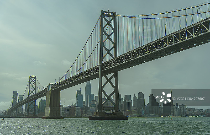 美国加州旧金山吊桥景色图片素材