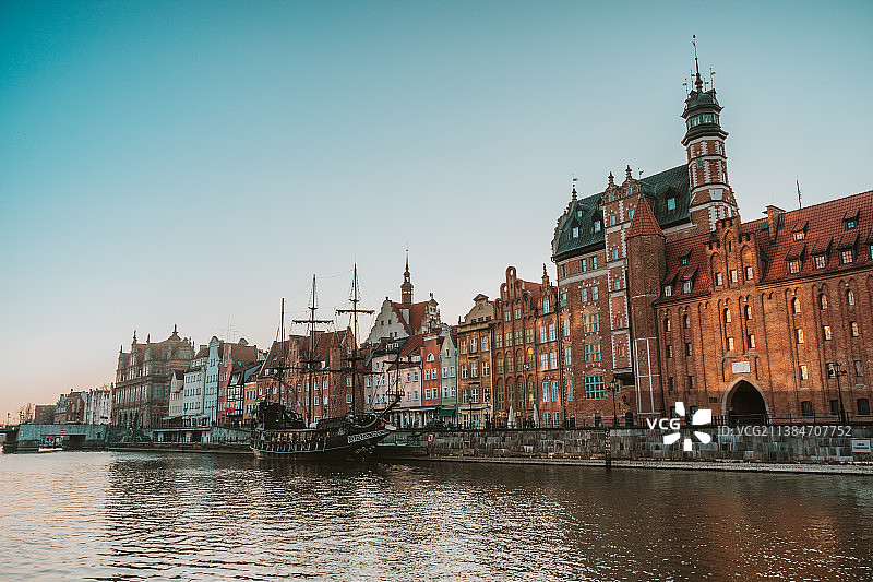 波兰海滨建筑景观图片素材