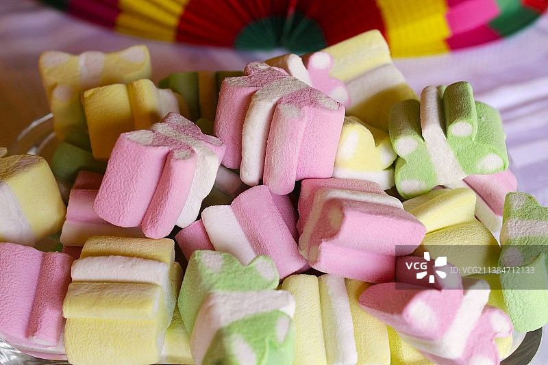 切碎的甜食特写图片素材