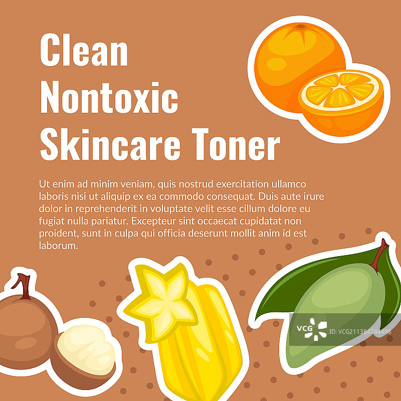 无毒护肤爽肤水水果成分图片素材