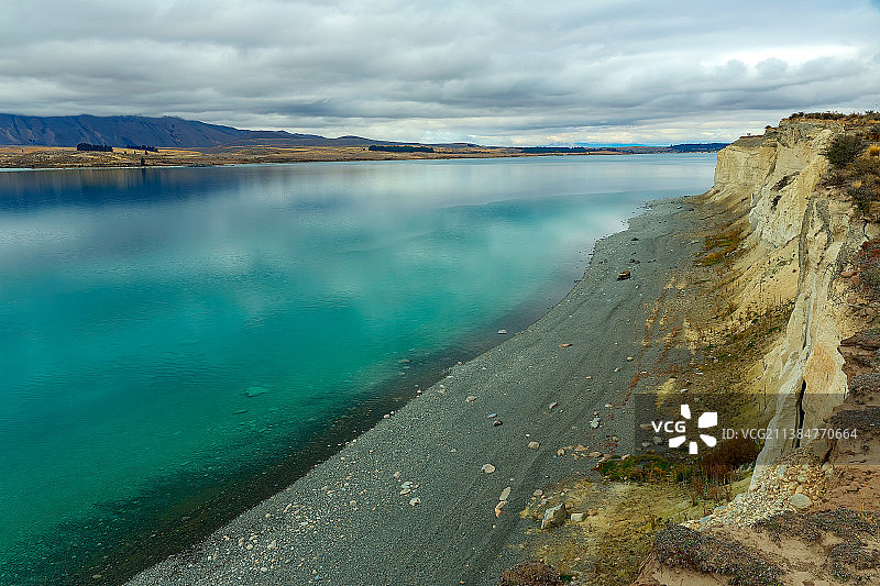 新西兰蒂卡波湖海景风光图片素材