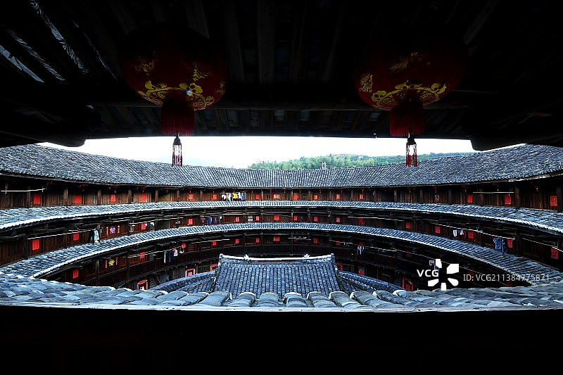 福建土楼——怀远楼图片素材