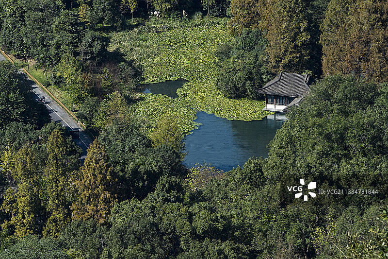 杭州乌龟潭浴鹄湾图片素材