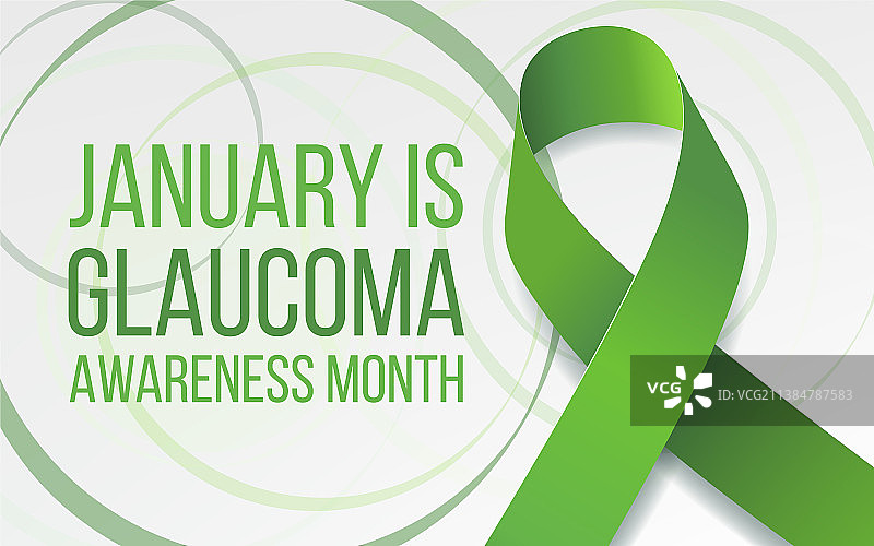 青光眼宣传月概念banner图片素材