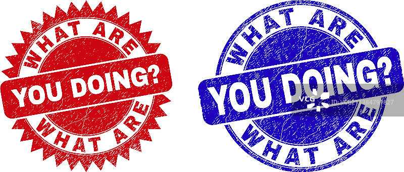 你在做什么圆形花结图案图片素材