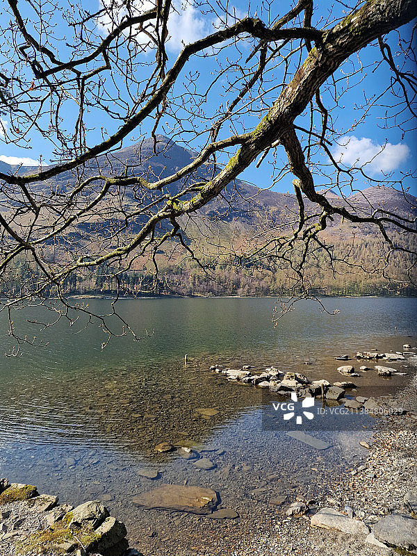 英国科克茅斯巴特米尔湖风光图片素材