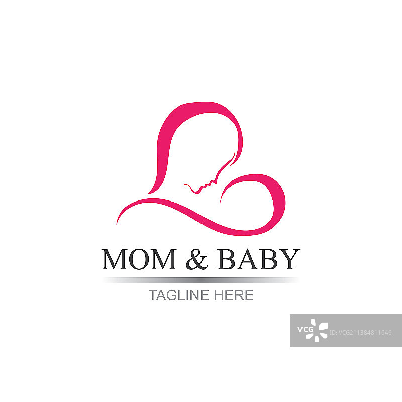 母婴母性生育logo图片素材