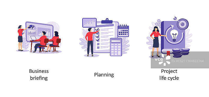 项目管理抽象概念合集图片素材