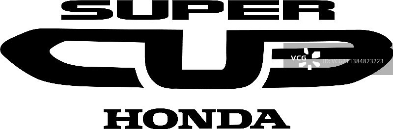 本田Super Cub 50cc贴纸图片素材