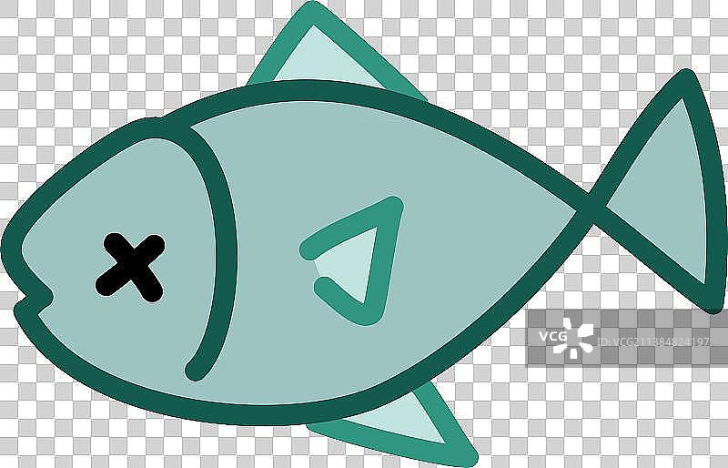 卡通鱼简笔画图片素材