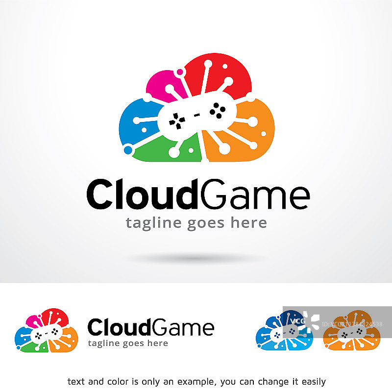 云游戏Logo模板图片素材