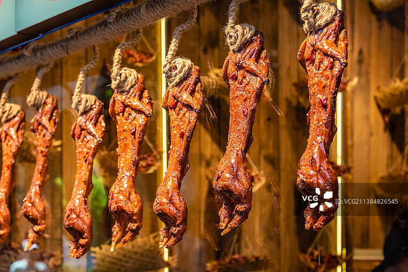 中国四川自贡冷吃兔香辣兔图片素材