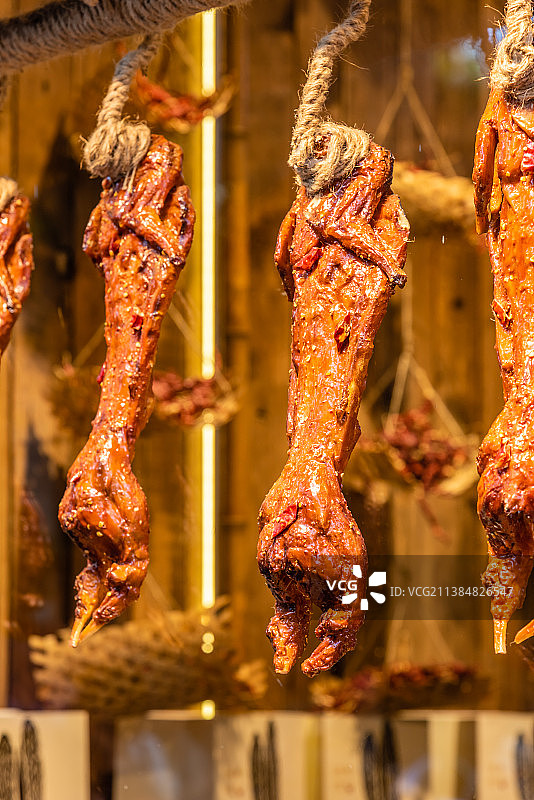 中国四川自贡冷吃兔香辣兔图片素材