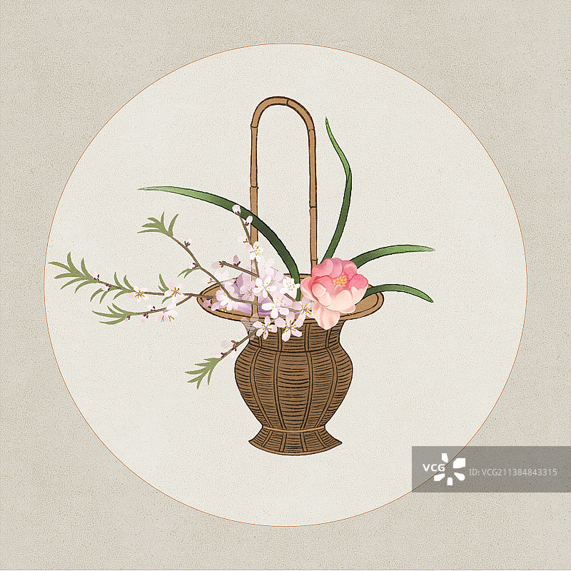 花篮古风图片素材