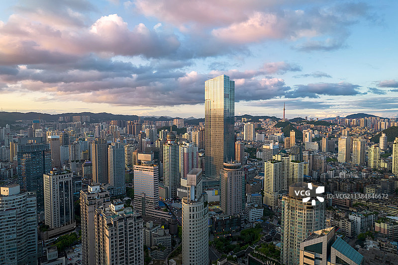 贵阳市云岩区大十字全景图片素材