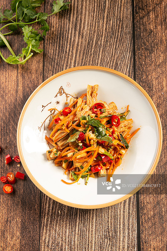 凉拌腐竹图片素材