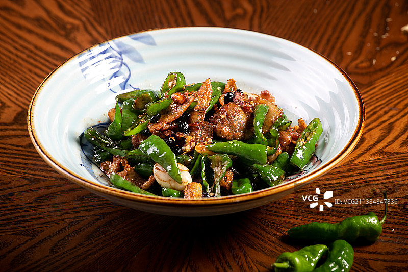 农家小炒肉图片素材