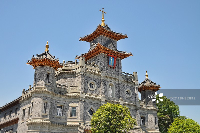 重庆万州天主教圣心堂图片素材