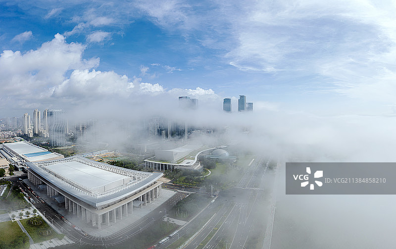 厦门平流雾图片素材