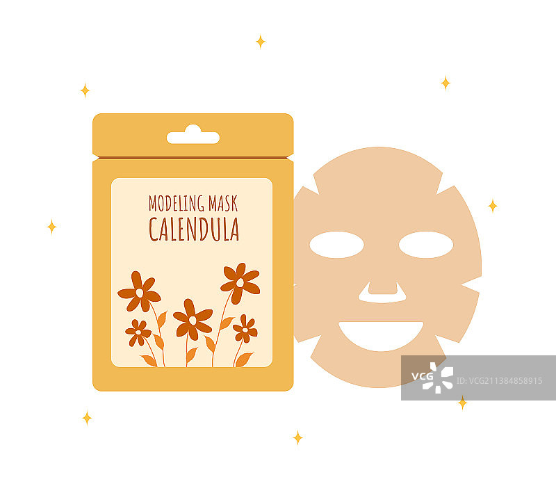 面部护理面膜，晨间护肤程序图片素材