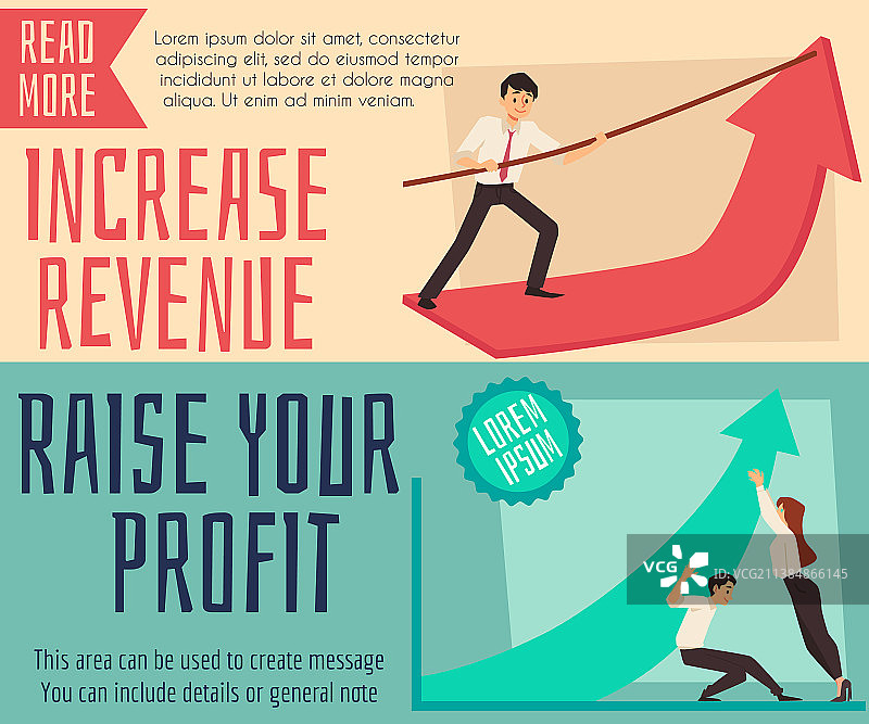 增加收入和利润banner图片素材