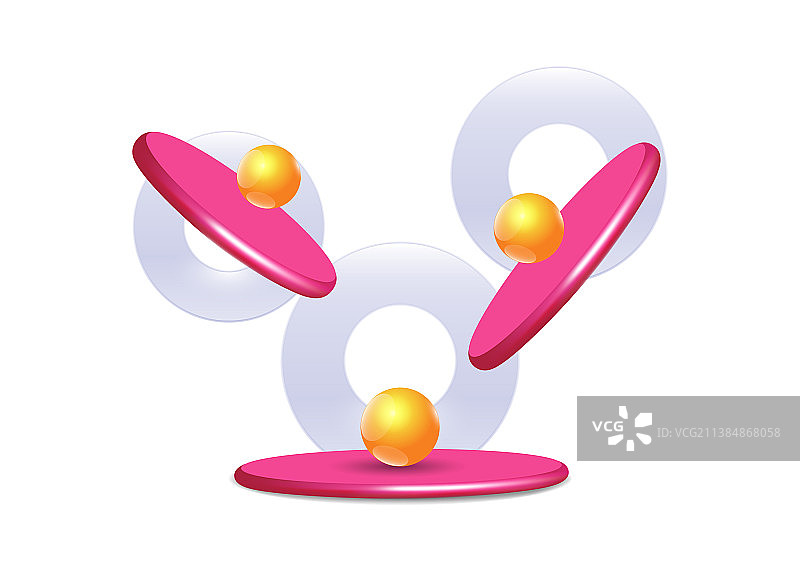 彩色透明坠落物图片素材