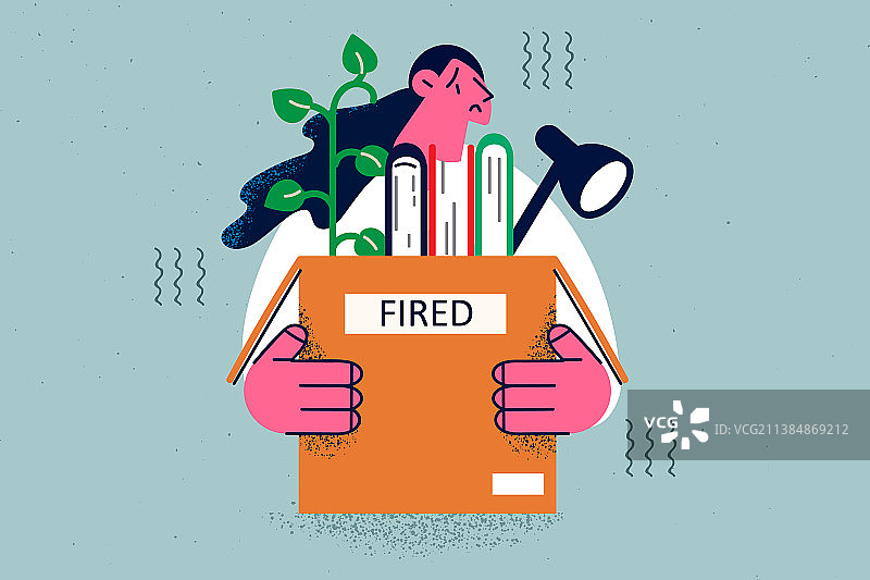 被解雇和失业概念图片素材