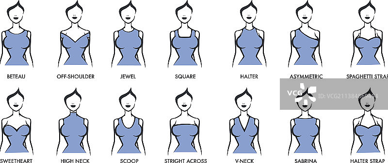 穿着时尚上衣的潮流女人图片素材