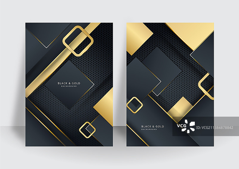 现代奢华黑色金色高级背景图片素材