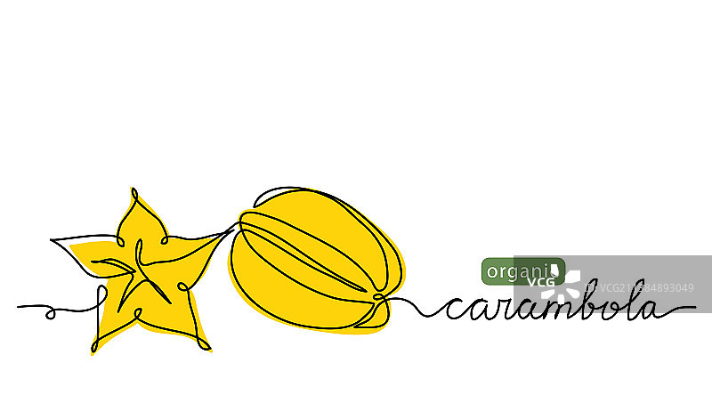 杨桃简易色图片素材