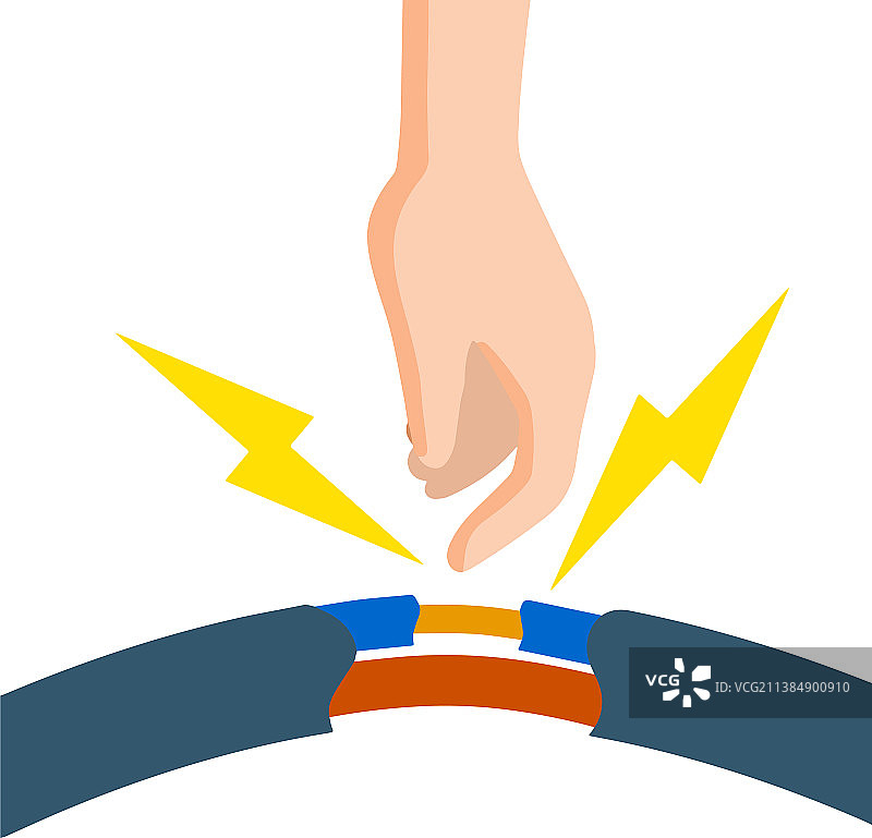 电击和短路图片素材