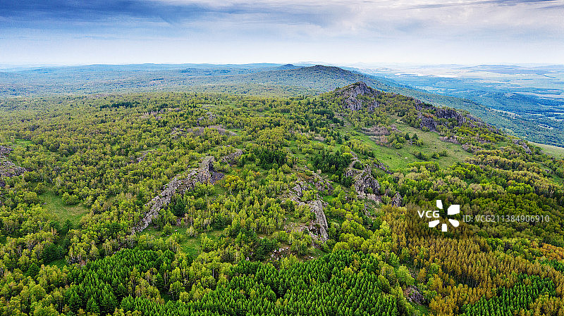 俄罗斯扬古贾伊火山山脉乌拉尔山脉图片素材