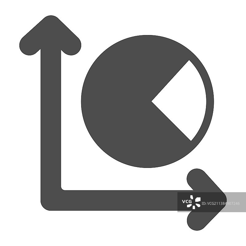 三分之一实心分数的图表和饼图图片素材